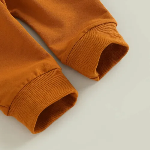 Miniatura 56 de Ropa de bebé niño 3 6 9 12 18 24M 3T Conjunto de pantalones con capucha patchwork sudadera con capucha pantalones de rayas traje de otoño invierno