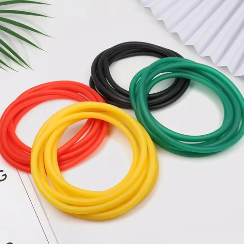 Miniatura 6 de Tubo de látex, tubo de goma natural de 10 pies para deportes de laboratorio en casa, bandas flexibles