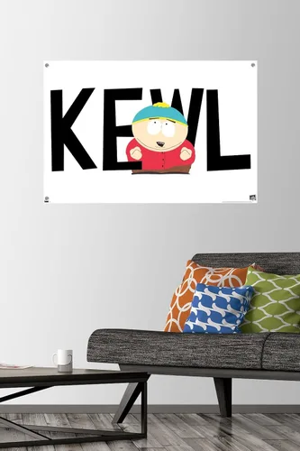 Miniatura 2 de Trends International South Park Cartman Kewl - Póster de pared, 22.37 x 34.00 pulgadas, paquete de póster premium y alfiler