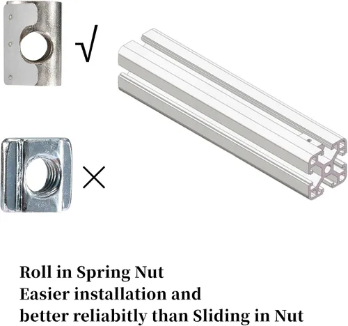 Miniatura 4 de BELLA BAYS 40Series 10Sets de conector interior negro en forma de L, conector de esquina oculta, accesorios de extrusión de aluminio 4040