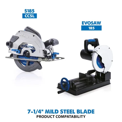 Miniatura 5 de Evolution Power Tools - Hoja de sierra de corte (acero inoxidable)