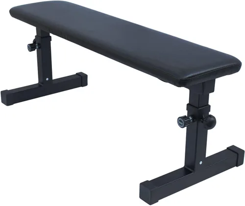 Icoud - Banco de peso plano para entrenamiento de altura ajustable para entrenamiento de fuerza y fitness