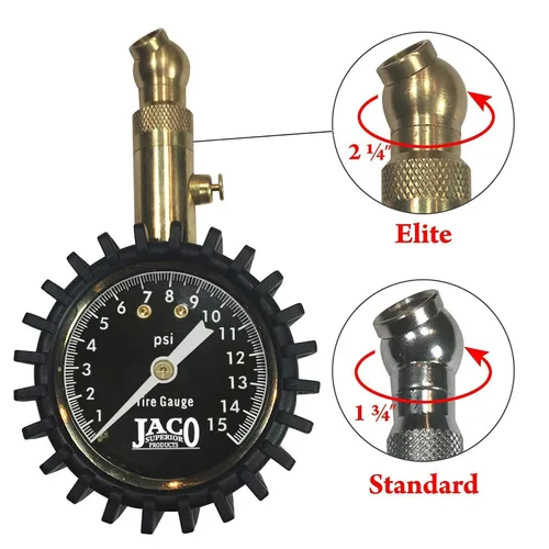Miniatura 4 de JACO Elite Medidor de presión de los neumáticos 15 PSI