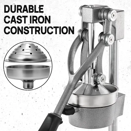Miniatura 4 de Exprimidor de cítricos de hierro fundido de cocina, exprimidor manual de naranja, exprimidor de encimera resistente para limón, naranja, fácil