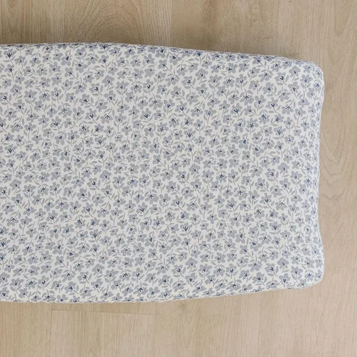 Miniatura 8 de Mebie Baby Funda para cambiador, flor de otoño, 100% muselina de algodón para cambiador, funda para bebé niño y niña, fundas de decoración