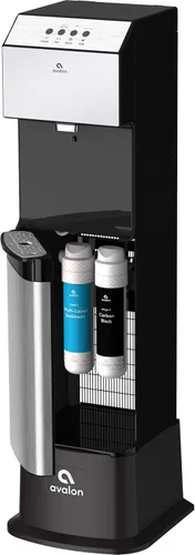 Miniatura 4 de Avalon Base dispensadora de enfriador de agua, extensor de altura de pedestal para modelos de carga inferior y sin botella, BASE-BLK