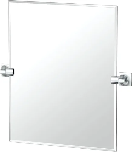 Miniatura 21 de Gatco Latitude II Espejo rectangular, Metal, 24 pulgadas