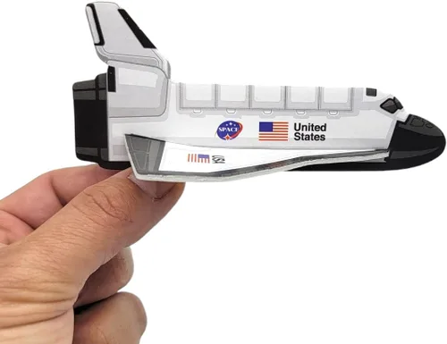 Miniatura 2 de Zugar Land Planeadores de espuma para transbordadores espaciales (5 pulgadas), juguetes voladores Cosmos para el espacio exterior. Avión Fun Jet