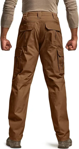Miniatura 2 de CQR Pantalones tácticos para hombre, resistentes al agua, pantalones cargo Ripstop, ligeros EDC trabajo, senderismo, ropa para exteriores