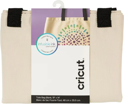 Miniatura 5 de Cricut 2006830 Bolsa Tote en Blanco, Mediana Infusible Ink, Lona (Paquete de 2)