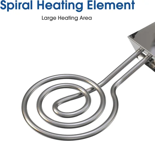 Miniatura 4 de Arrancador de carbón eléctrico de 700W para parrilla de barbacoa ahumador, chimenea, fogata, estufa - Diseño con elemento calefactor en espiral
