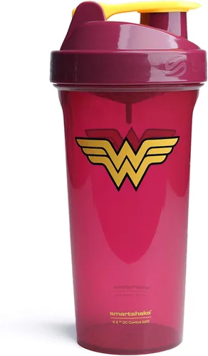 Miniatura 10 de Botella agitadora de proteínas Smartshake Lite Liga de la Justicia 800ml – Botella de agua DC Comics, botella agitadora para gimnasio sin BPA a