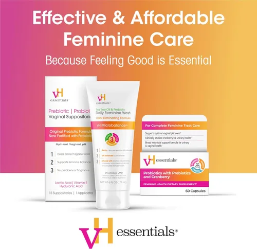 Miniatura 8 de vH Essentials Gomitas probióticas con prebióticos y arándanos, extracto concentrado para la salud del tracto urinario, apoya el equilibrio