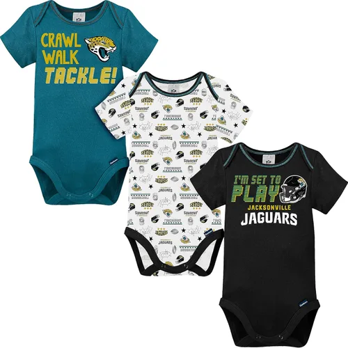Miniatura 11 de Gerber - Mameluco unisex de manga corta para bebé, equipo de la NFL, paquete de 3