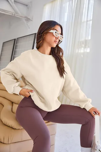 Miniatura 57 de EFAN Sudaderas de gran tamaño con cuello redondo Y2K para mujer, sudaderas con capucha para otoño, moda 2025, ropa para adolescentes y niñas, lindo