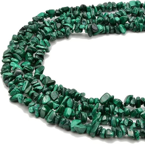 Miniatura 22 de PLTbeads Kit de pulseras de cintura de piedras preciosas curativas natrales de 0.197-0.315 in, diseño de piedras irregulares, fabricación de joyas