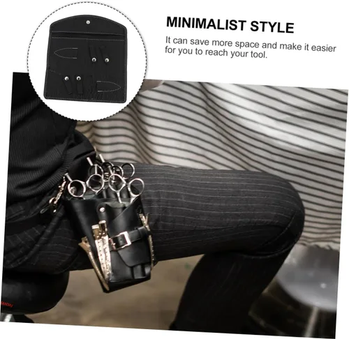 Miniatura 8 de 3 unids negro tijeras bolsa peluquería tijeras bolsa de tijera bolsa de estilista de pelo Tijera bolsa estilista de tijeras bolsa de tijeras