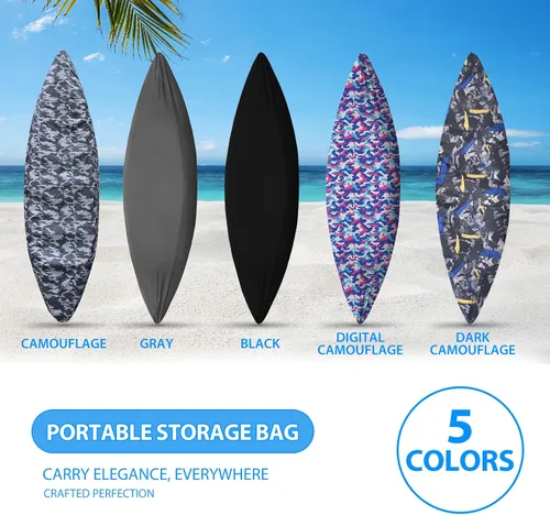 Miniatura 7 de Fundas impermeables para kayak de 10 a 16 pies para almacenamiento al aire libre, accesorios de cubierta de canoa, cubierta de lancha Oxford, Gris