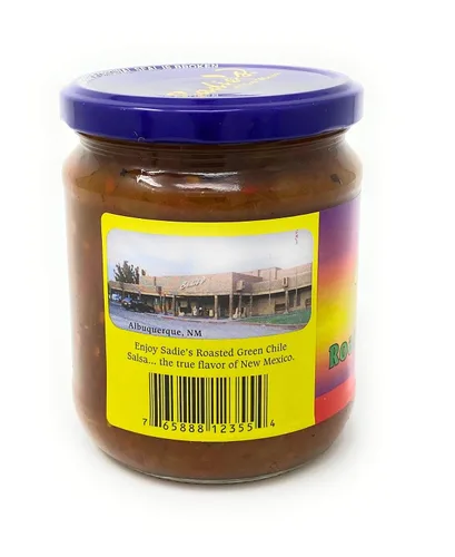 Miniatura 3 de Sadie's of New Mexico Salsa caliente de chile verde asada 16oz QTY 3