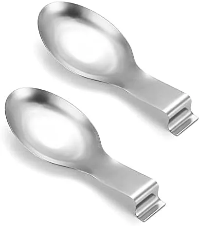 Miniatura 4 de 2 soportes de cucharón de acero inoxidable negro para espátula, utensilios de cocina