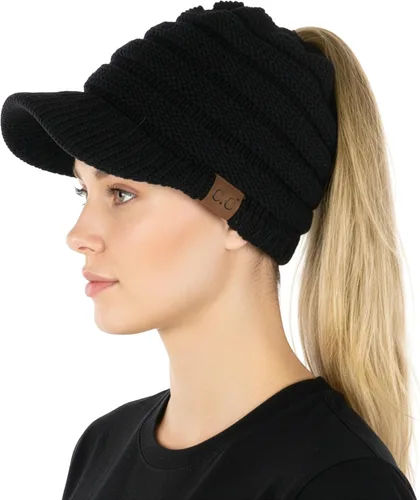 Miniatura 122 de Funky Junque - Gorro para mujer con ranura para cola de caballo