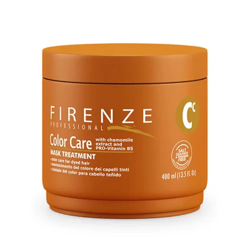 Firenze Professional Tratamiento de mascarilla para el cuidado del color con extracto de manzanilla y provitamina B5 13.5 fl oz (13.5 oz) - Sin sal,