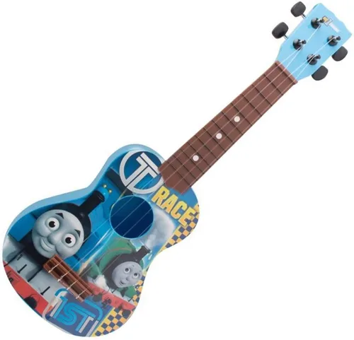 Sakar Thomas and Friends GT1-01371 - Guitarra de juguete para niños de 21 pulgadas, diseño inspirado, fácil de sostener, trastes finos y cuerda