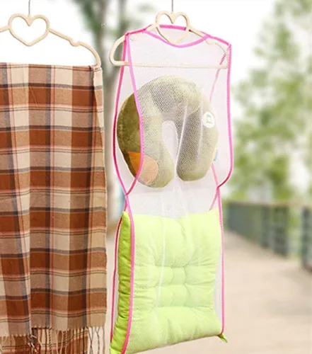 Miniatura 5 de Linda almohada para dormir para mascotas, soporte colgante resistente para ahorrar espacio, bolsas de malla para secadora de zapatos, cesta