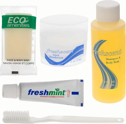 Miniatura 9 de Moda West 24 kits – Caja a granel de artículos de tocador de lujo al por mayor de artículos de tocador esenciales para hombres, mujeres, viajes