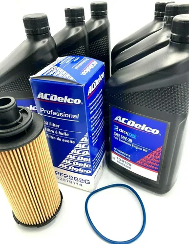 Miniatura 2 de Kit de cambio de aceite para Chevrolet Colorado y GMC Canyon 2016-2020 motor diesel 2.8L dohc diesel turboalimentado. Cambio de fábrica 6 QT