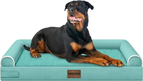 Miniatura 141 de Cama ortopédica lavable para perros medianos y grandes: cama con cojines de apoyo para perros medianos y grandes, cama impermeable de espuma tipo