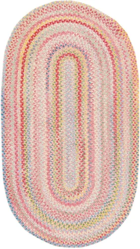Miniatura 9 de Capel Rugs Baby's Breath - Alfombra ovalada trenzada (2 x 3 pulgadas), color natural