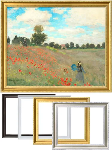 Miniatura 18 de Pinturas clásicas mundiales de Claude Monet Impresión giclée sobre lienzo alargado, pieza de galería para colgar y decorar el hogar, The CliffWalk