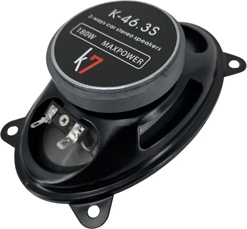 Miniatura 4 de AUDIOTEK 4X K7 Par de K-46.3s 4x6-pulgadas 4 "X6" 180w 3-Way Car Stereo Professional Sistema de altavoces de alto rendimiento - Paquete total de 360
