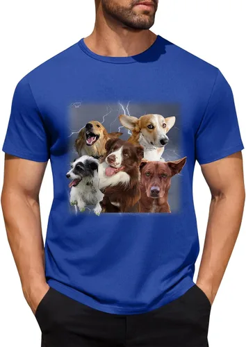 Miniatura 49 de Camisetas personalizadas para hombre, camiseta personalizada con fotos, imagen de mascota, camiseta unisex, diseña tu propio regalo divertido
