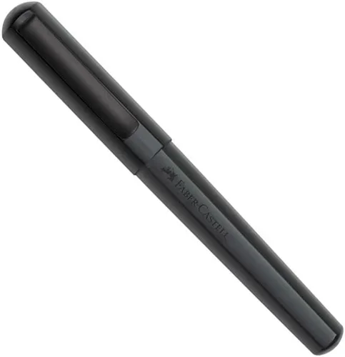 Miniatura 3 de Faber-Castell HEXO - Pluma estilográfica, negro mate, extrafina: moderna pluma estilográfica con punta extra fina de acero inoxidable negro, agarre