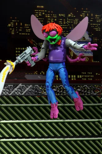Miniatura 4 de NECA TMNT Turtles in Time Baxter Stockman - Figura de acción definitiva a escala de 7 pulgadas