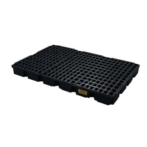 Miniatura 25 de Eagle Plataforma modular para derrames de un tambor, 26.25"x26"x6.5", sumidero de 15 galones, bandeja de contención de capacidad de carga de 2,000