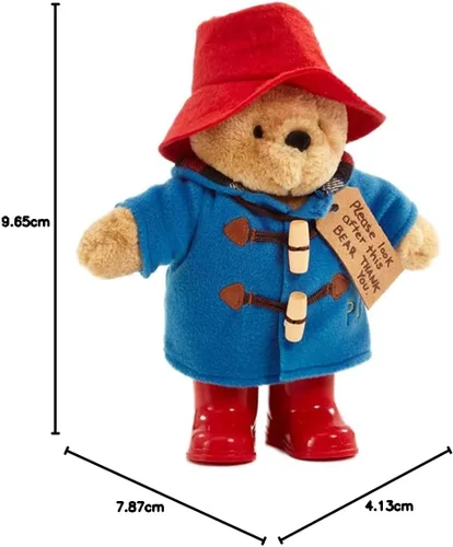 Miniatura 9 de Rainbow Designs Oso Paddington Clásico con Botas - Personaje de Peluche de Pie de 25cm (9.8 pulgadas) - Oso de Peluche Paddington Suave y Tierno