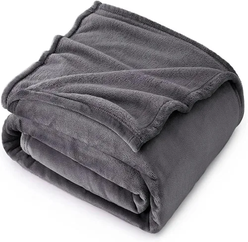 Miniatura 13 de Manta de forro polar para sofá, cama individual, silla, niños, adultos, mascotas, 50 x 60 pulgadas, suave y acogedora manta reversible