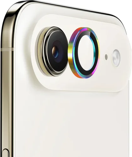 Miniatura 27 de UARMOR - Protector de lente de cámara compatible con iPhone 17, 16 y 16 Plus: vidrio templado 9H y cubierta de aluminio, transparente HD, kit