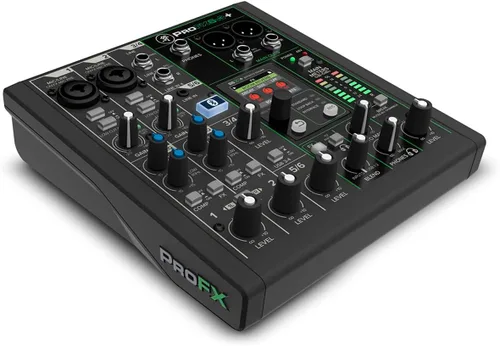 Miniatura 4 de Mackie ProFX6v3+ Mezclador analógico profesional de 6 canales con USB, preamplificadores de micrófono Onyx, motor de efectos GigFX y Bluetooth