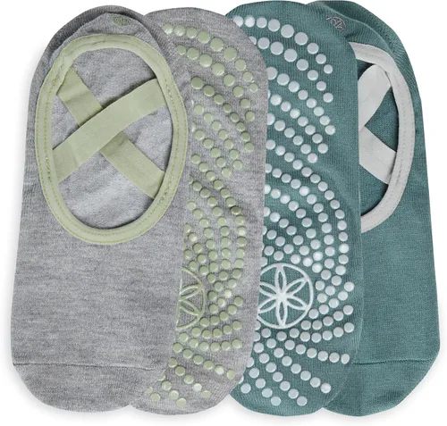 Miniatura 19 de Gaiam Grippy Studio Yoga Socks for Extra Grip in Standard or Hot Yoga