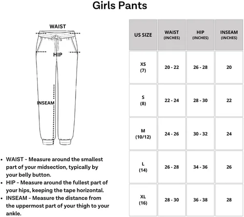 Miniatura 5 de Real Essentials Paquete de 3 pantalones deportivos de forro polar suaves para niñas (7 a 16 años)