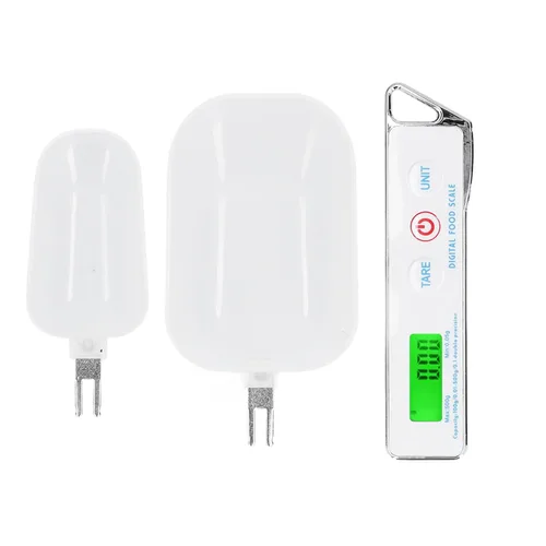 Miniatura 8 de Cuchara medidora digital de alimentos, escala electrónica de cuchara medidora de cocina para cocinar hornear, taza de medición inteligente ajustable