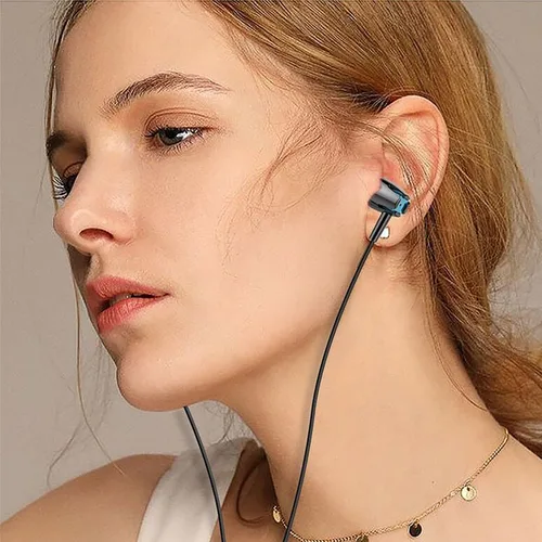 Miniatura 6 de Auriculares con cable con micrófono, paquete de 6 unidades, auriculares intrauditivos, aislamiento de ruido, graves potentes, auriculares