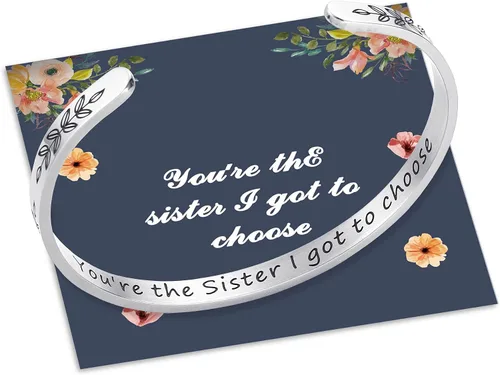 M MOOHAM - Pulseras para mujeres y niñas, con mantra, joyería motivacional, divertida, para mejor amiga, mamá, hija, hijo, hermana o sobrina, en
