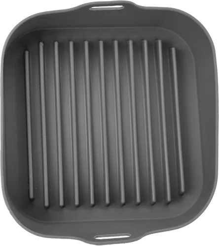 Miniatura 6 de Zerodis Olla de silicona para freidora de aire, cesta cuadrada de silicona para freidora de aire, accesorios de repuesto para revestimientos
