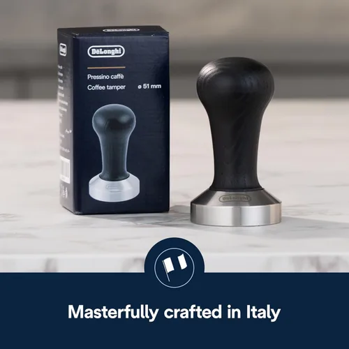 Miniatura 7 de De'Longhi DLSC080 - Tamper de café espresso de madera negra