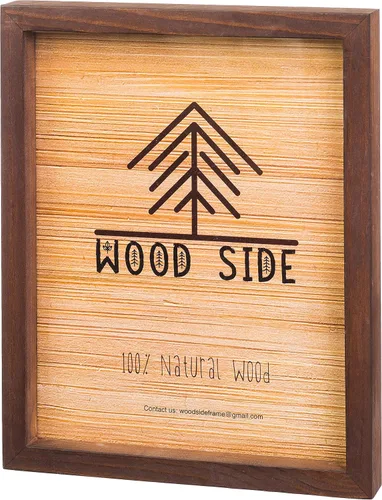Miniatura 22 de Marcos de fotos de madera negra de 8 x 10 pulgadas, juego de 2 – 100% madera maciza ecológica natural con bordes gruesos para montaje en pared